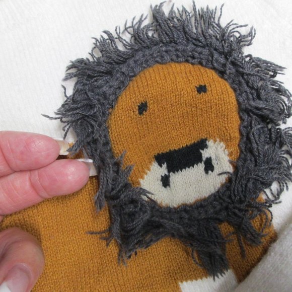 Girl's Watermelon Dress,size 6 AND Girl's Animal Sweater, size 7>Great condition - Picture 3 of 6